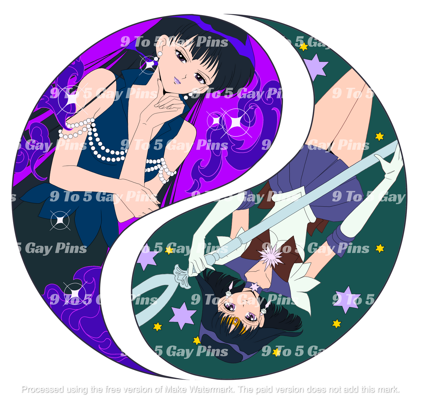 Yin and Yang Sailor V and S