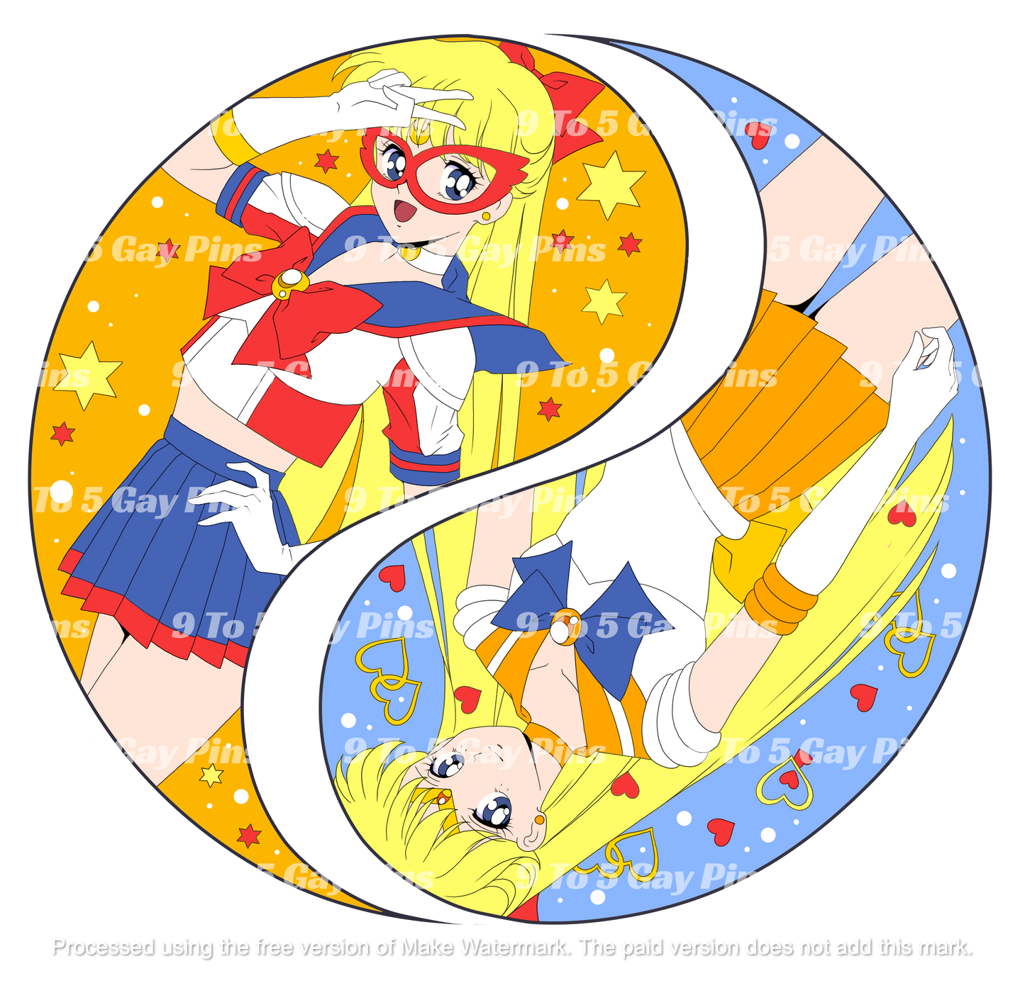 Yin and Yang Sailor V and S