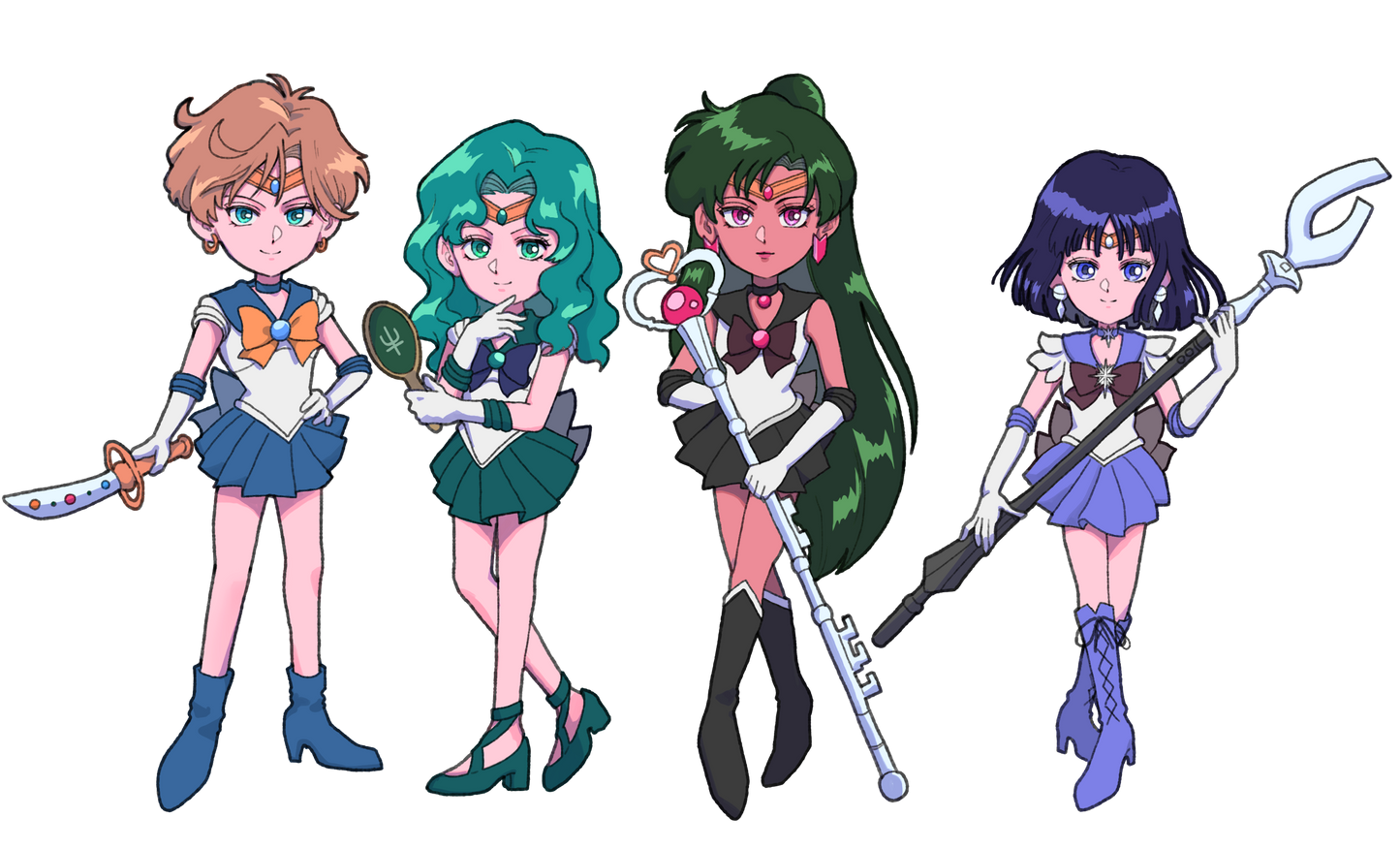 Sailor M Chibi Set 1