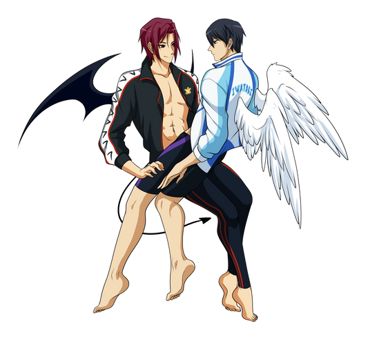Ángeles y demonios: Rin y Haru